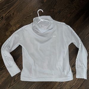 Under armour sweat shirt with tall neck